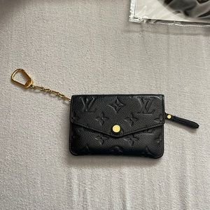 Louis Vuitton black card holder